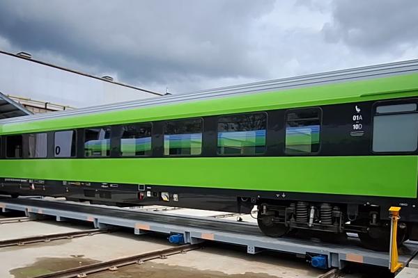 Kolejová přesuvna železničních vagonů a tramvají